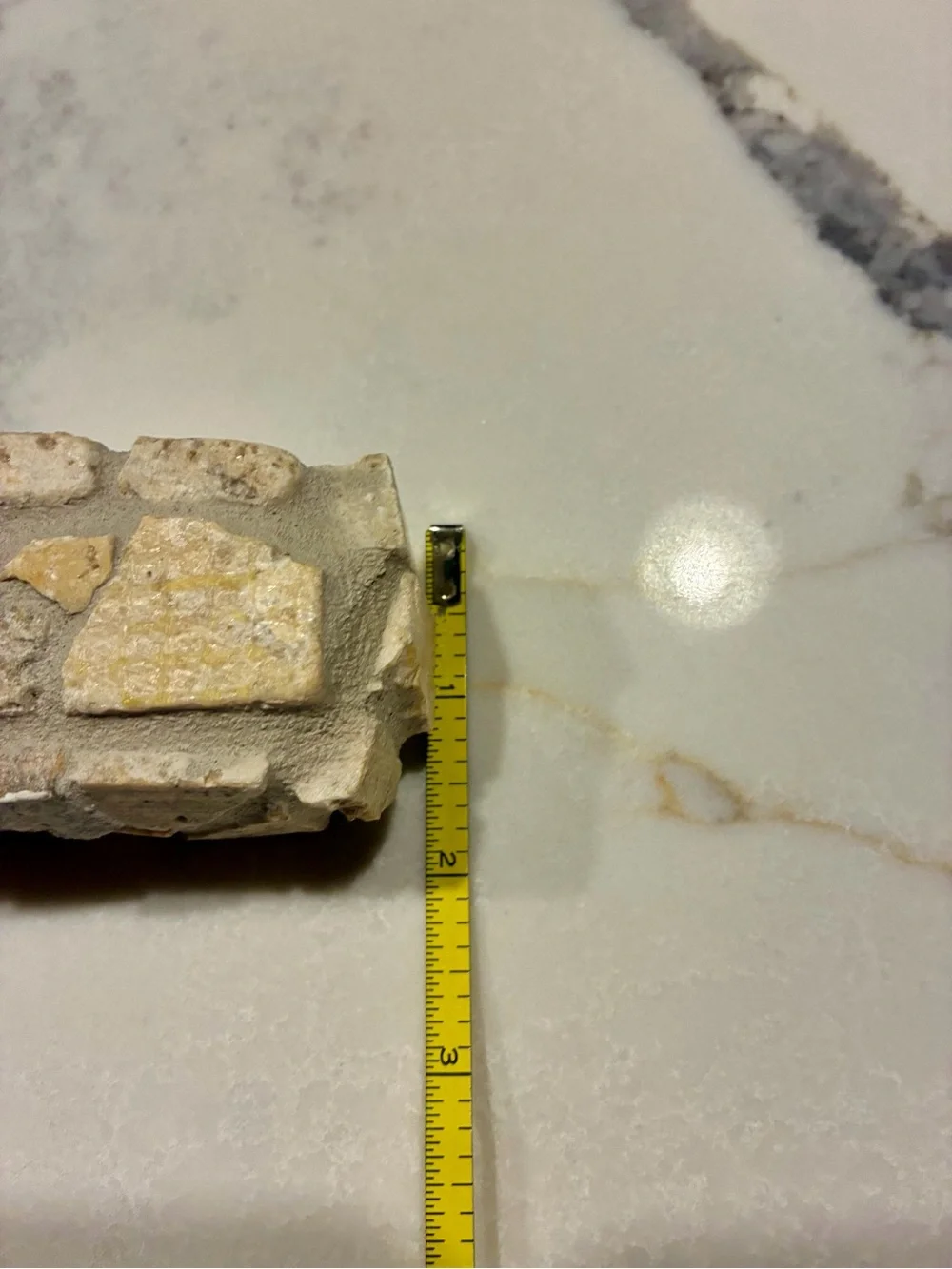 Stainless Spatula with Beige Stone Mosaic Handle
